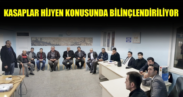 BÜYÜKŞEHİR’DEN KASAPLARA HİJYEN EĞİTİMİ
