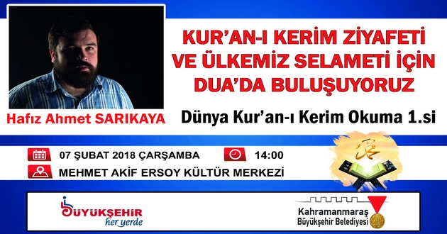 BÜYÜKŞEHİR’DEN KUR’AN ZİYAFETİ