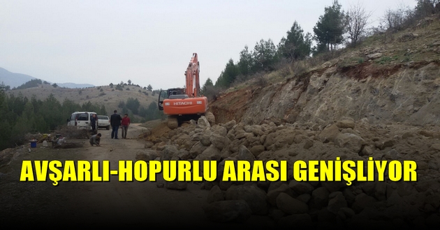 BÜYÜKŞEHİR AVŞARLI-HOPURLU ARASINI GENİŞLETİYOR