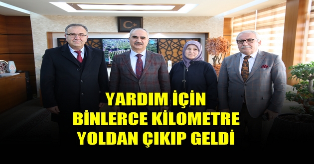 GURBETÇİ VATANDAŞ YARDIM İÇİN SİVAS'A GELDİ