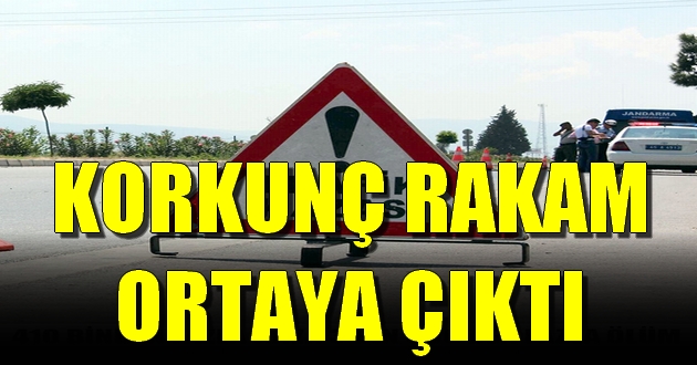 2017 YILINDA TRAFİK KAZASI RAKAMLARI AÇIKLANDI