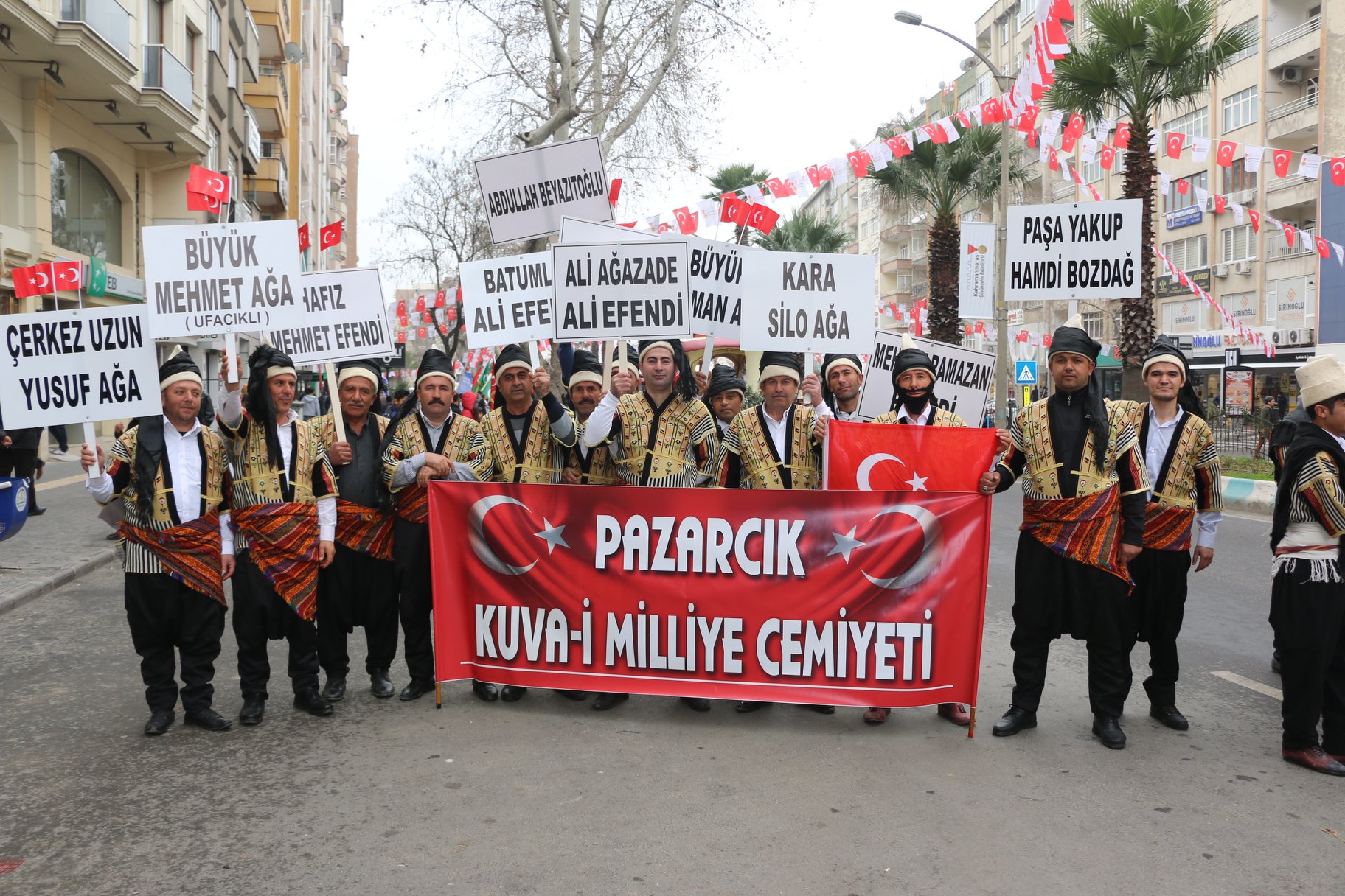 12 ŞUBAT KUTLAMALARINA PAZARCIK EKSPRES YİNE DAMGA VURDU