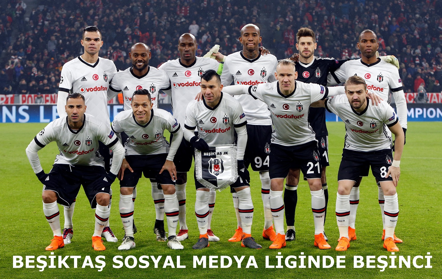 BEŞİKTAŞ SOSYAL MEDYA LİGİNDE BEŞİNCİ !