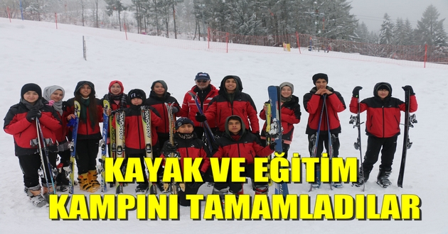 KAYAK VE EĞİTİM KAMPINI TAMAMLADILAR