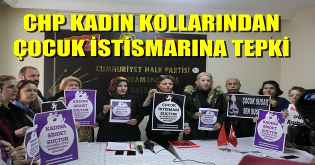 CHP KADIN KOLLARINDAN ÇOCUK İSTİSMARINA TEPKİ