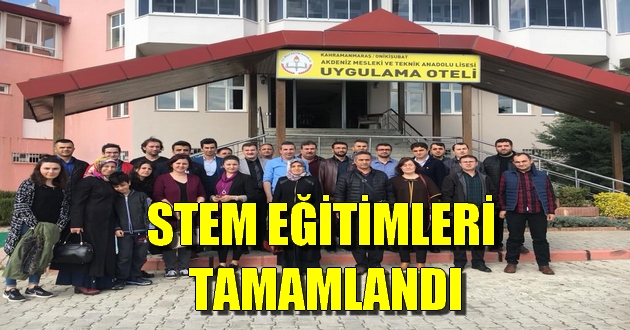 STEM EĞİTİMLERİ TAMAMLANDI