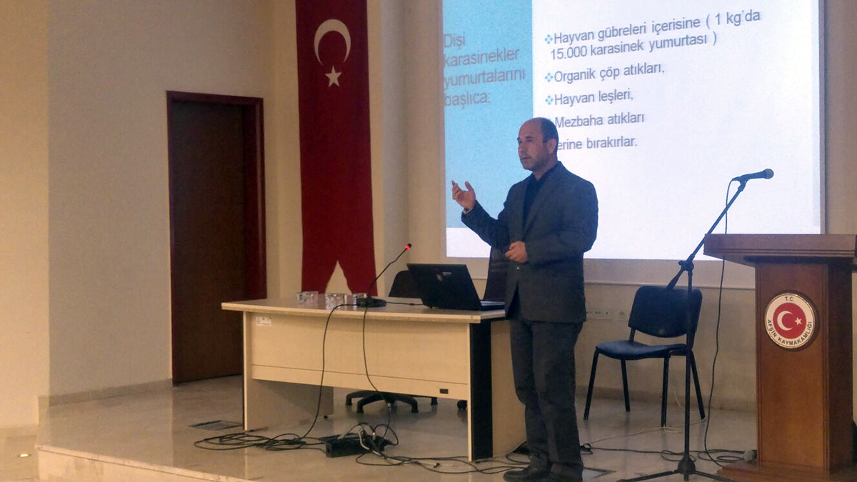 AFŞİN’DE VEKTÖRLE MÜCADELE ANLATILDI