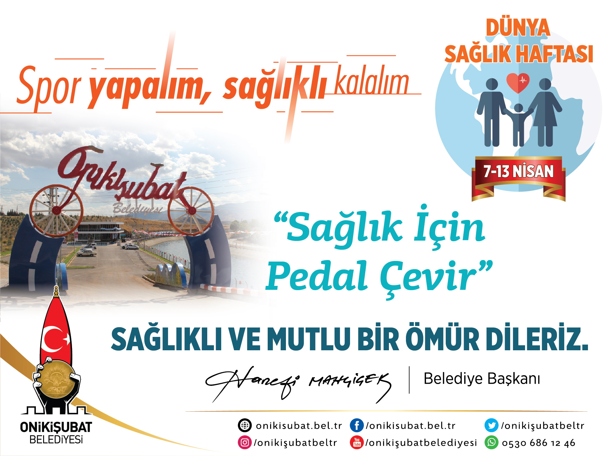 HANEFİ MAHÇİÇEK ‘’ SAĞLIK İÇİN PEDAL ÇEVİR’’