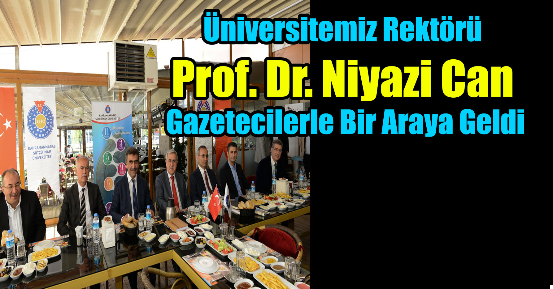 Üniversitemiz Rektörü Prof. Dr. Niyazi Can Gazetecilerle Bir Araya Geldi