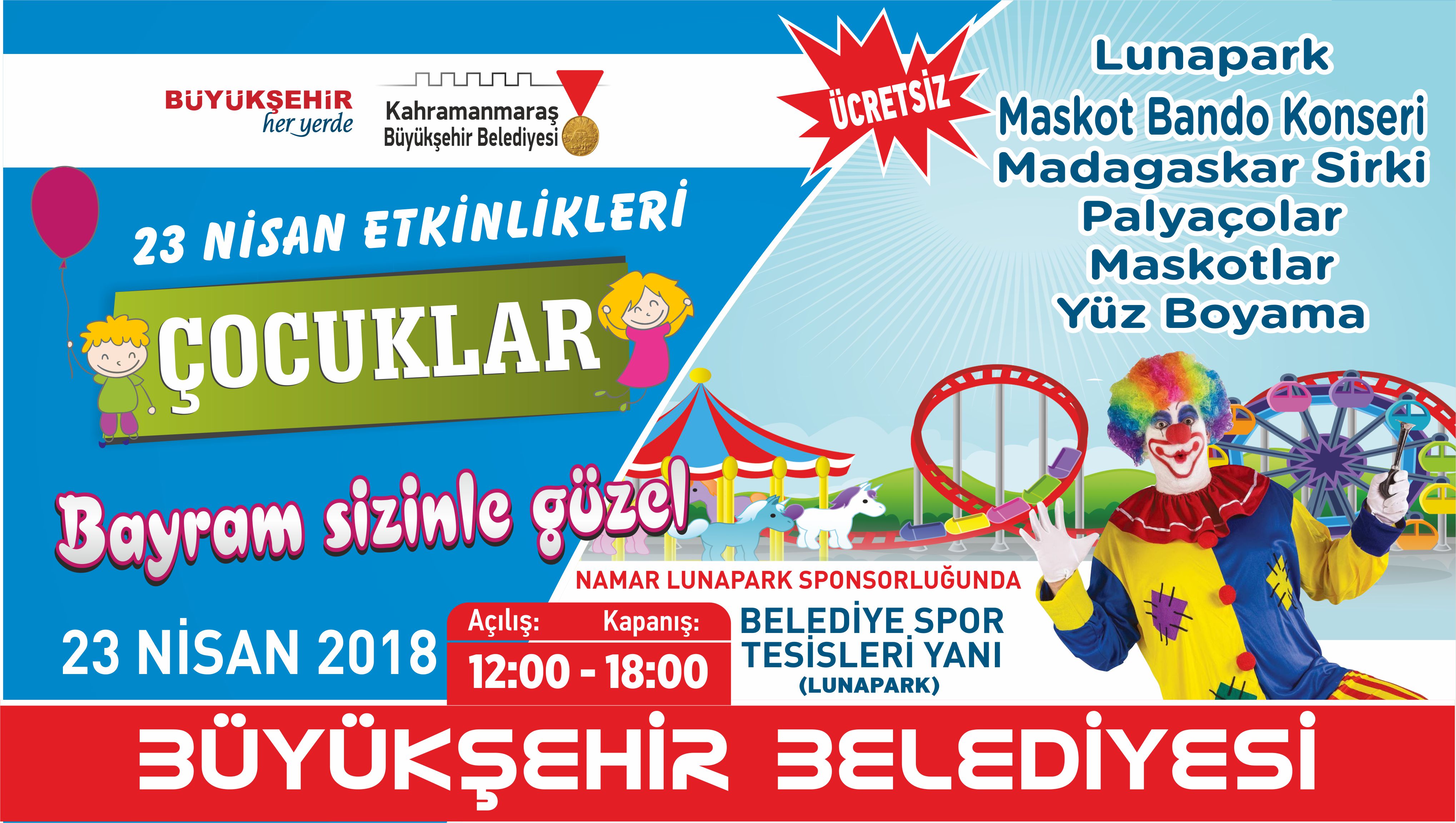 BÜYÜKŞEHİR’DEN ÇOCUKLARA ÖZEL 23 NİSAN