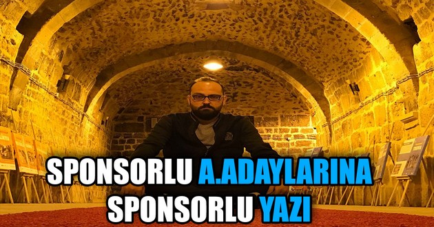 SPONSORLU A.ADAYLARINA SPONSORLU YAZI