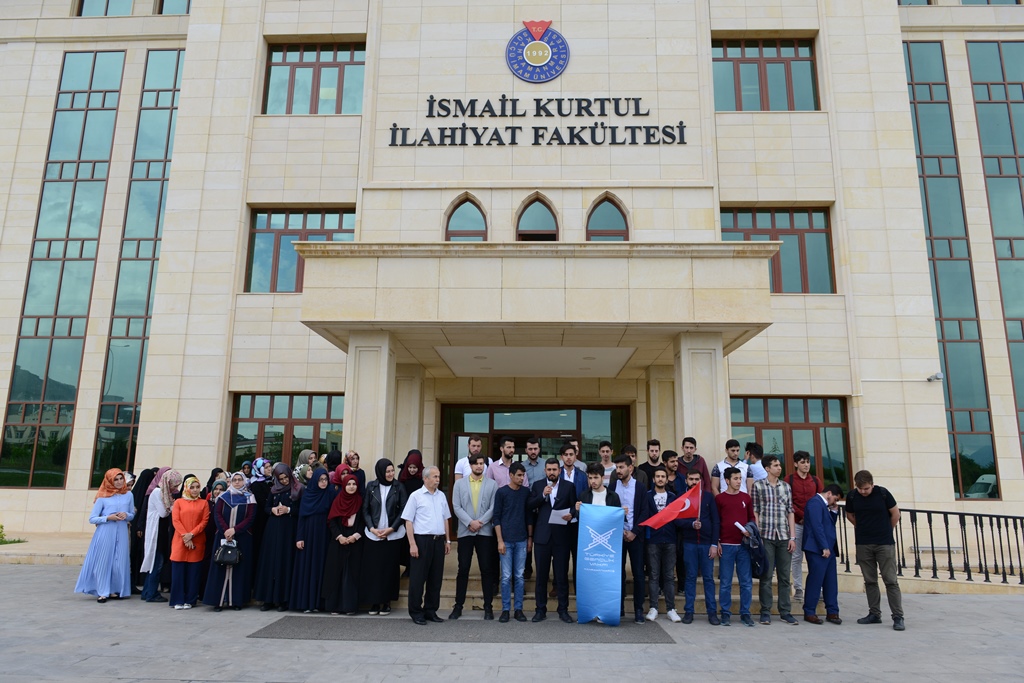 KSÜ’de Fransa'daki Kur'an-ı Kerim Tartışmalarına Tepki İçin Basın Açıklaması Gerçekleştirildi