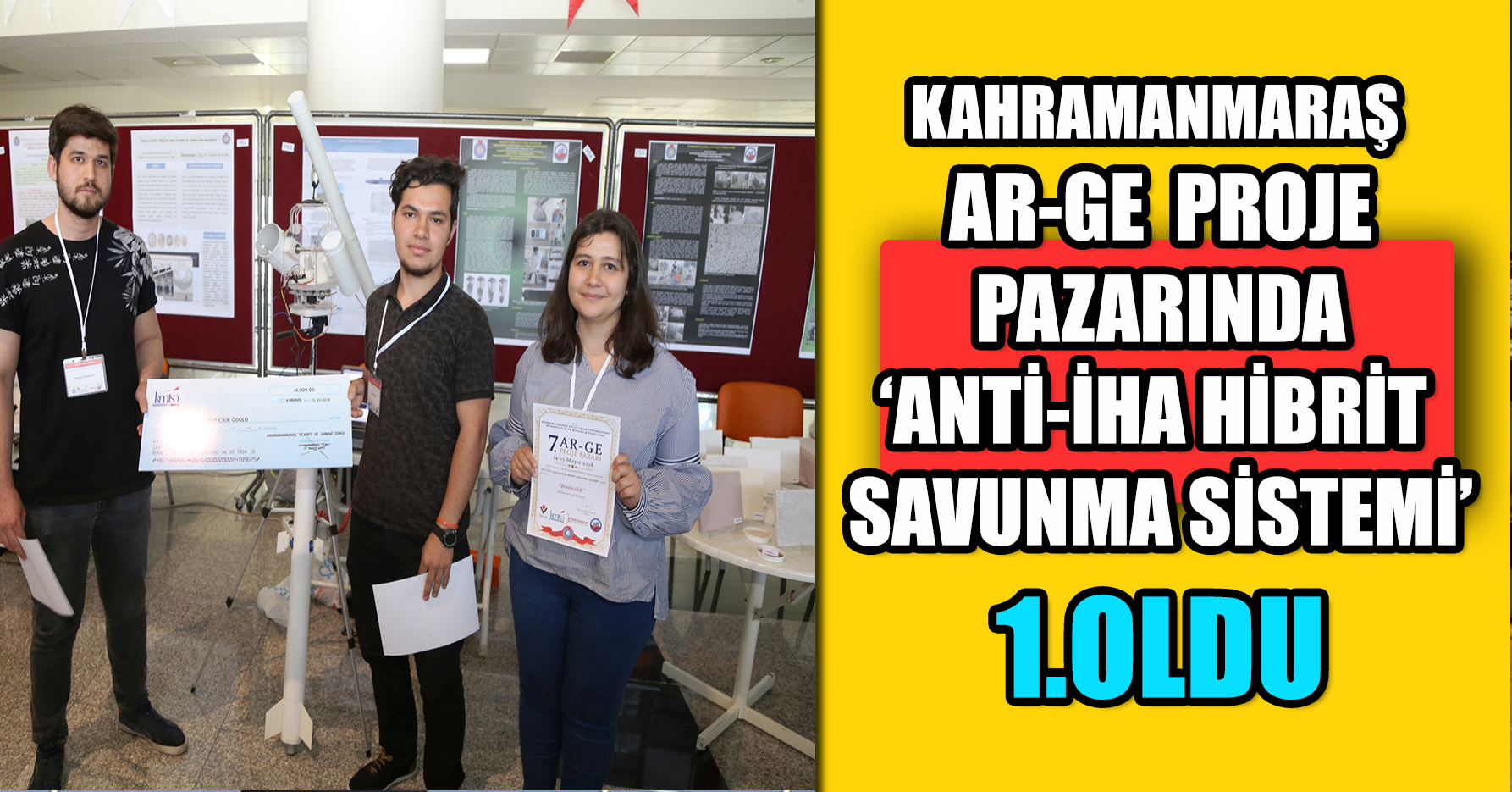 AR-GE PROJE PAZARINDA ‘ANTİ-İHA HİBRİT SAVUNMA SİSTEMİ’