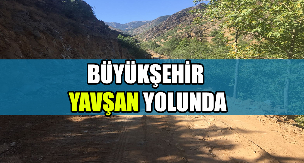 BÜYÜKŞEHİR YAVŞAN YOLUNDA