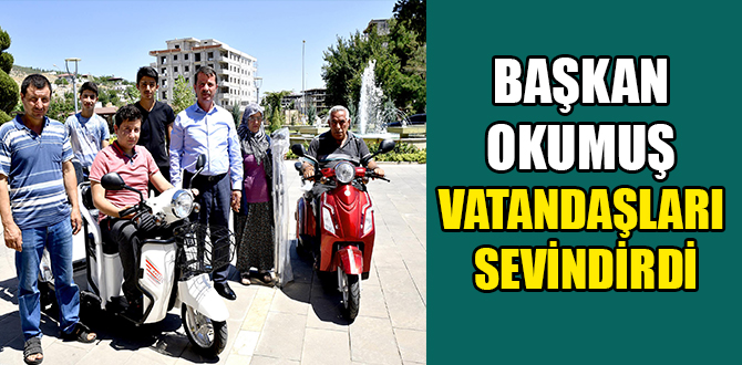 BAŞKAN OKUMUŞ'TAN ÖRNEK DAVRANIŞ