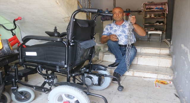 Adana’da engelli kişinin aracının aküsü çalındığı iddia edildi