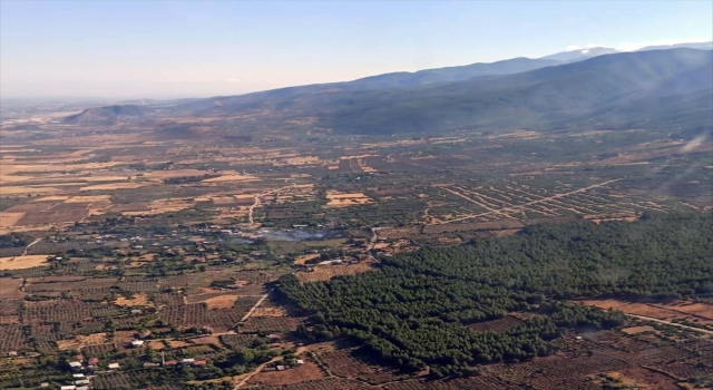 Hatay’da bahçe yangını ormanlık alana sıçramadan söndürüldü