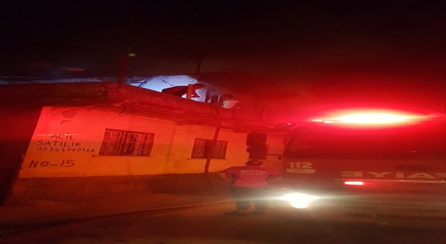 Mersin’de evde çıkan yangın hasara neden oldu