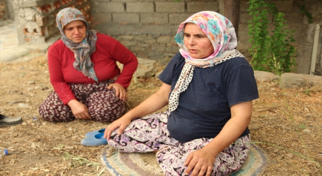 Yeni aldıkları eşyaları ve evleri yanan çift, yaşadıklarını gözyaşları içinde anlattı
