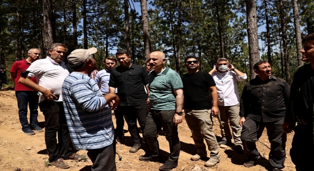 Ulaştırma ve Altyapı Bakanı Karaismailoğlu, İbradı’da incelemelerde bulundu: