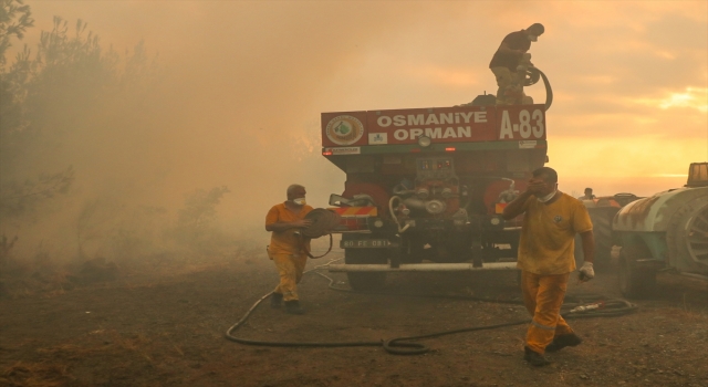 GÜNCELLEME 2 Hatay’da çıkan orman yangınına havadan ve karadan müdahale ediliyor