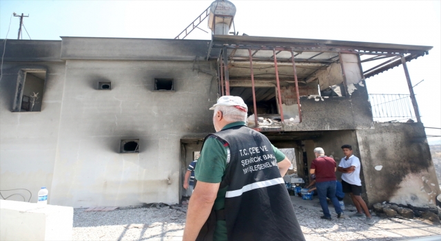 Çevre ve Şehircilik Bakanlığı Manavgat’ta hasar tespit çalışmalarını sürdürüyor