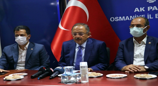 AK Parti Genel Başkan Yardımcısı Özhaseki, Osmaniye’de açıklamalarda bulundu: