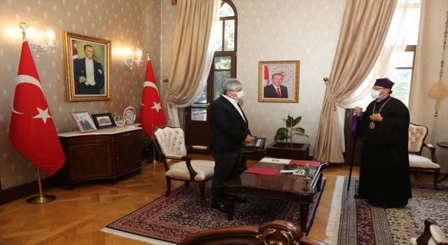 Türkiye Ermenileri Patriği Sahak Maşalyan’dan, Vali Doğan’a ziyaret