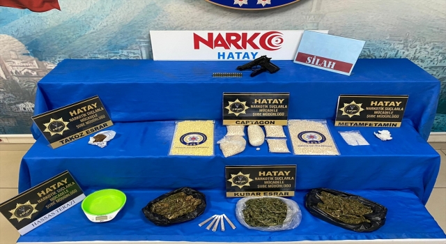 Hatay’da 11 bin 500 uyuşturucu hap ele geçirildi