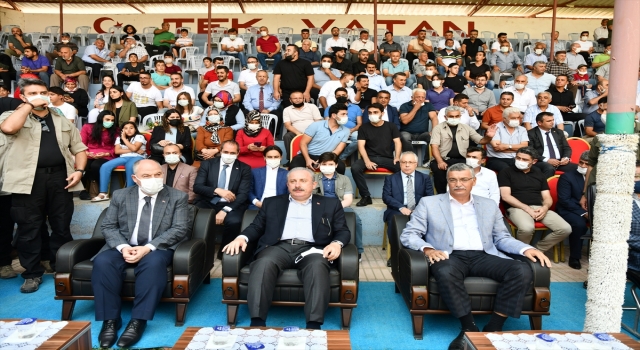 TBMM Başkanı Şentop, Kahramanmaraş’ta 46. Geleneksel Afşin Eshabı Kehf Kültür ve Karakucak Gençler Türkiye Şampiyonası’nda konuştu: