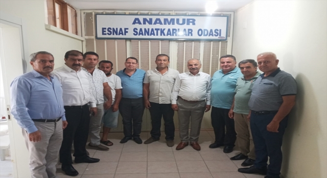 Mersin Esnaf ve Sanatkarlar Odaları Birliği Başkanı Talat Dinçer, Anamur’da ziyaretlerde bulundu
