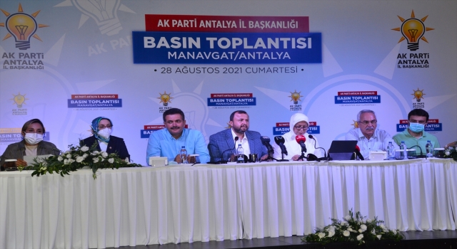 AK Parti heyeti, Manavgat’taki yangın bölgesinde çalışmalarını sürdürüyor