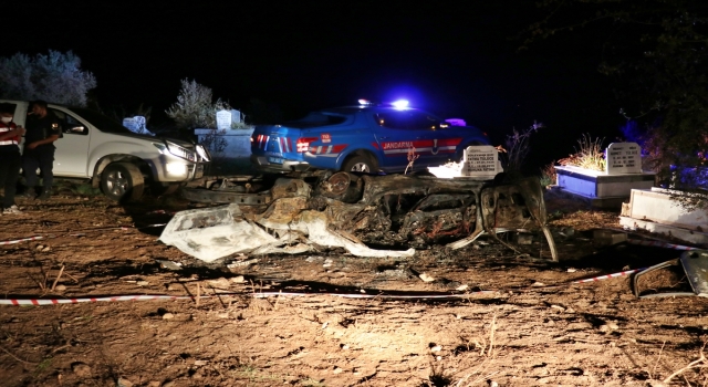 Osmaniye’de takla atarak alev alan otomobilin sürücüsü yanarak yaşamını yitirdi