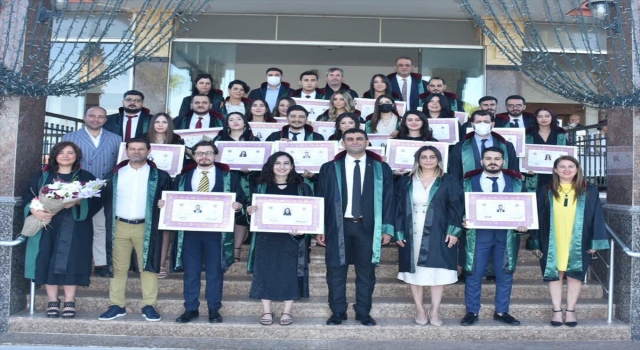 Adana’da stajını tamamlayan 25 avukat mesleğe başladı
