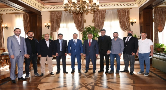AGC Başkanı İdris Taş, Antalya Valisi Ersin Yazıcı’yı ziyaret etti