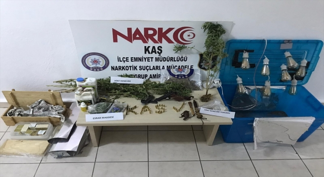 Antalya’da uyuşturucu operasyonunda 1 şüpheli yakalandı
