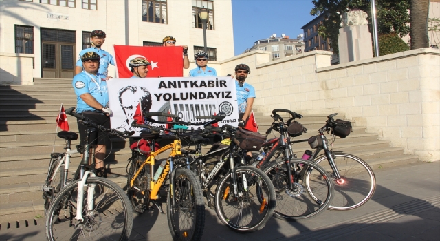 Hataylı bisikletçiler 685 kilometre pedal çevirip 10 Kasım’da Anıtkabir’e ulaşacak