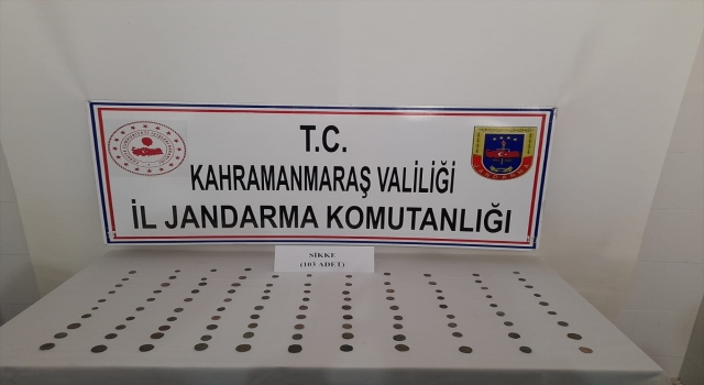 Kahramanmaraş’ta üzerinde 103 sikke ele geçirilen kişi gözaltına alındı