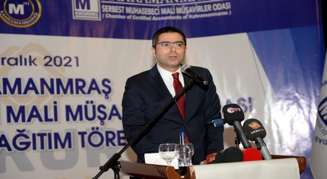 Kahramanmaraş’ta 68 serbest muhasebeci ve yeminli mali müşavire ruhsat verildi