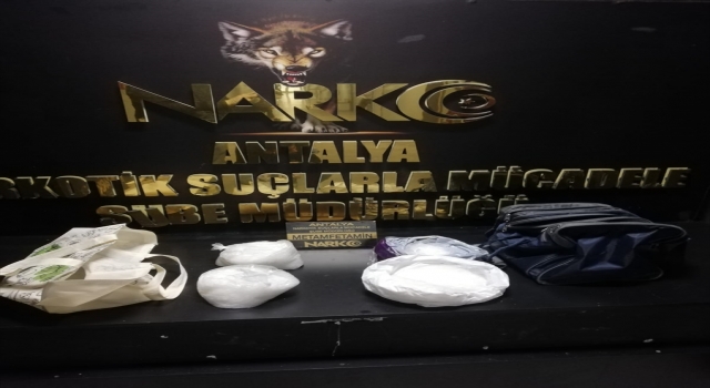 Antalya’da uyuşturucu operasyonunda 4 şüpheli yakalandı
