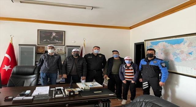 Anamur’da engellilerden İlçe Emniyet Müdürü Genç’e ziyaret