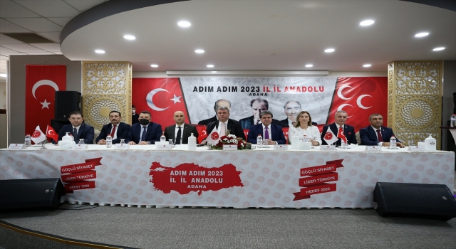 MHP’nin ”Adım Adım 2023: İl İl Anadolu” heyeti Adana’da ziyaretlerde bulundu