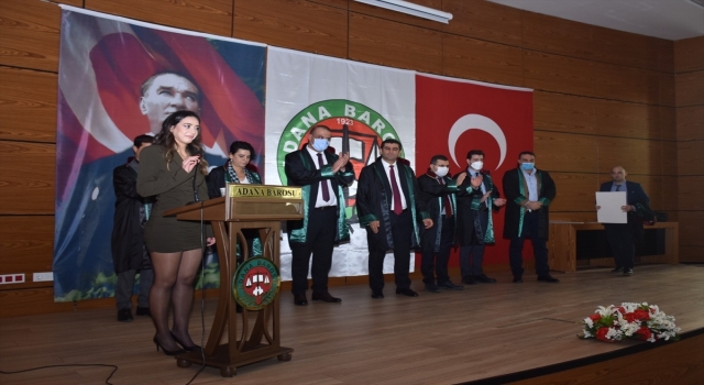 Adana’da stajını tamamlayan 9 avukat ruhsatlarını aldı