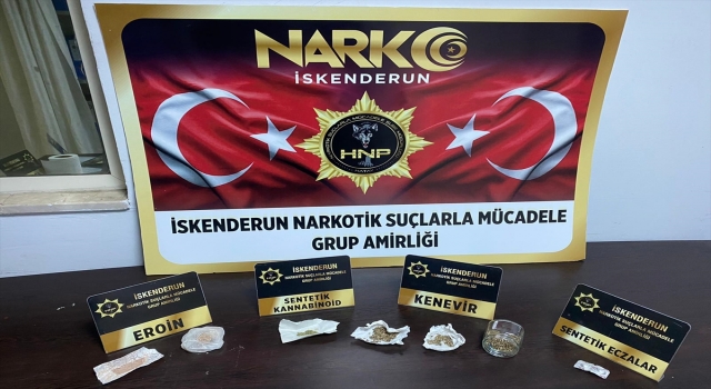 Hatay’da uyuşturucu operasyonunda 2 şüpheli yakalandı