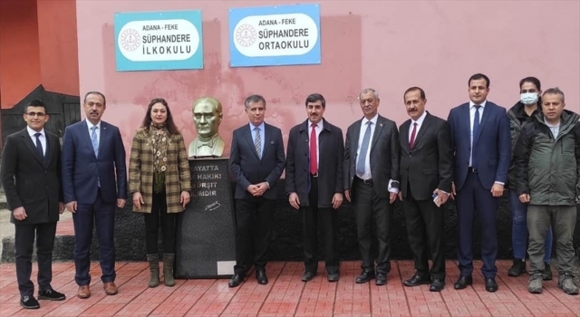 Feke’de Süphanedere İlk ve Ortaokulu’nda kütüphane açıldı