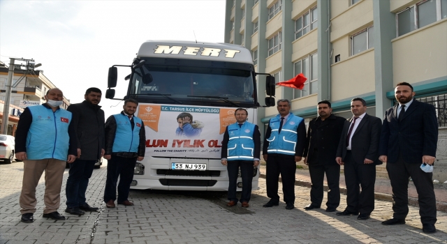 Mersin’den Barış Pınarı Harekatı bölgesindeki ihtiyaç sahiplerine un yardımı