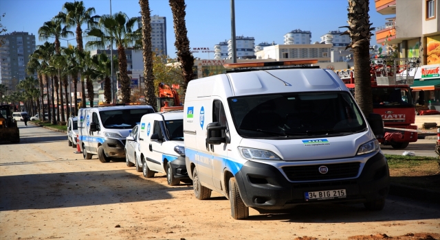 Mersin’de kavşak çalışmasında doğal gaz hattı zarar gördü