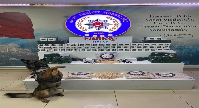 Hatay’da kargo kolilerinde 98 bin 185 uyuşturucu hap bulundu