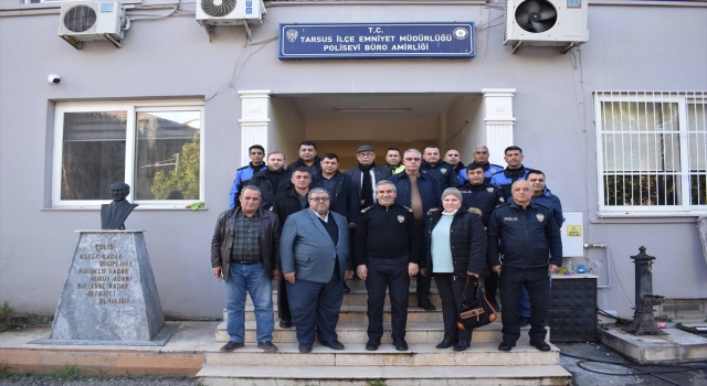 Tarsus Emniyet Müdürü Ebubekir Fil, muhtarlarla buluştu