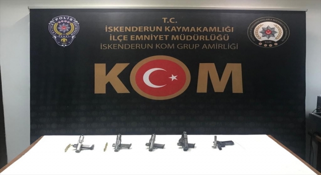 Hatay’da silah kaçakçılığı ve uyuşturucu operasyonunda 4 şüpheli yakalandı